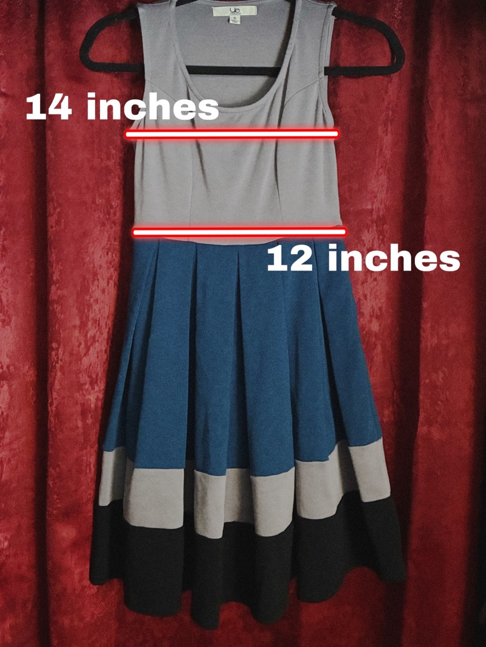 Colorblock Twee Dress - Picture 3 of 6
